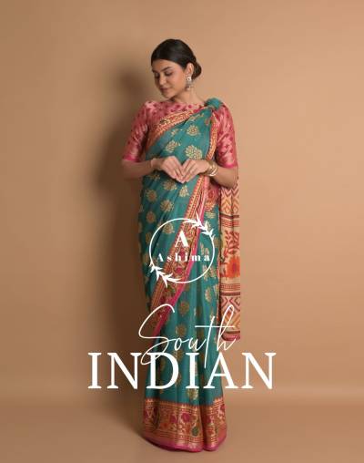 ASHIMA SOUTH INDIAN 6801 TO 6808 SILK SAREE WHOLESALE ONLINE SHOP